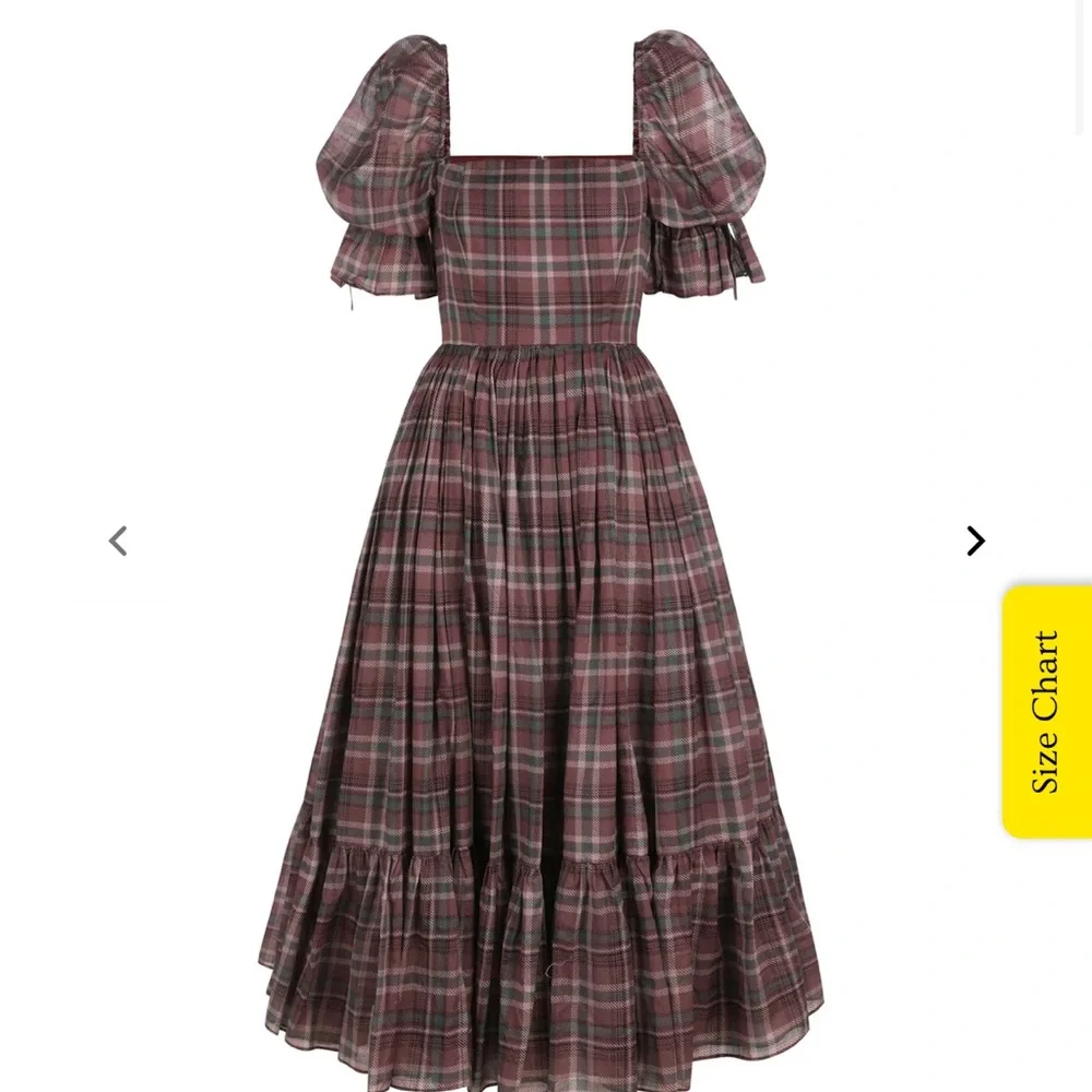 Selkie New Plaid Grunge Market Dress - Picture 1 of 6